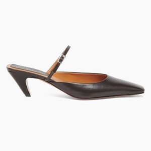 Stella McCartney Black Slingback Heels